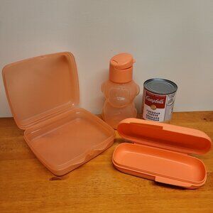 Tupperware Lunch Set - Coral